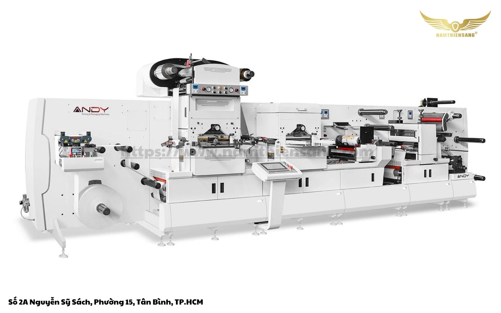 Máy in flexo dạng nằm (In line Press)